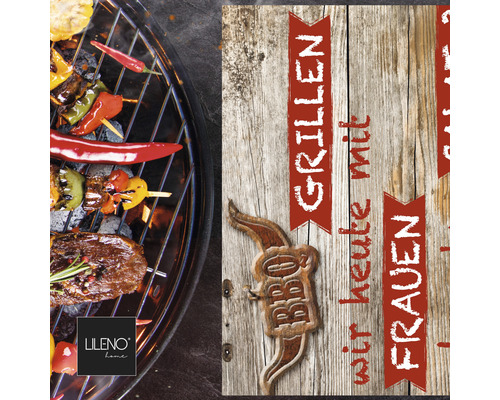BBQ vloerbeschermingsmat voor grillen met vrouwen, 75x120 cm