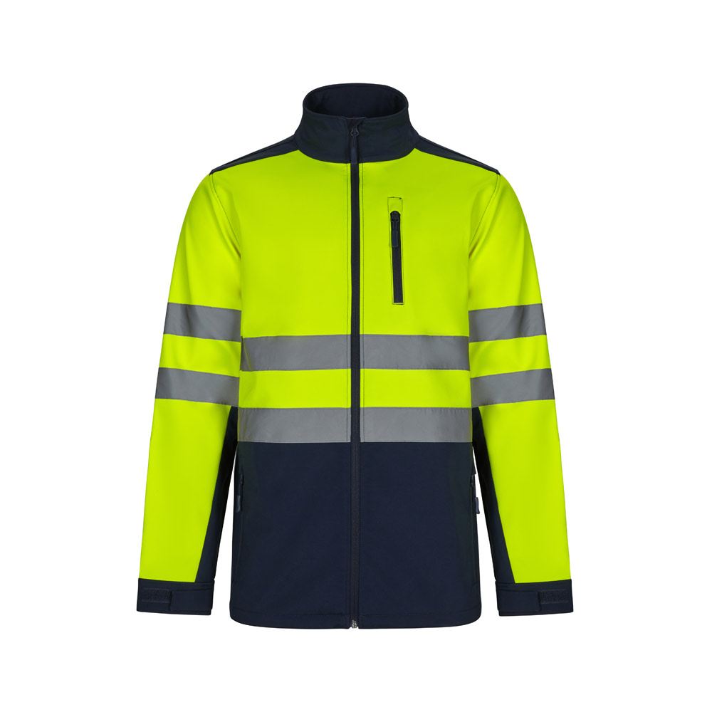 Velilla 36145 - Veste soft shell bicolore (280g/m²), doublée polaire et membrane TPU, en polyester (96%) et élasthanne (4%)