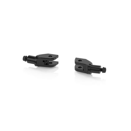 Adaptateur repose pied Rizoma Pilote / Passager - 18 mm - Noir
