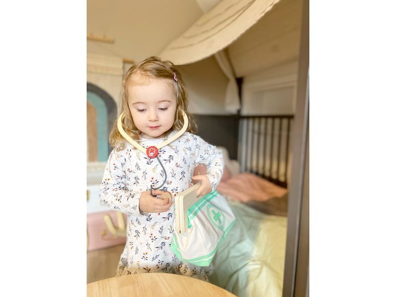 small foot Arzttasche Kinder-Arzttasche mit vielfältigem Zubehör fürs Arzt-Rollenspiel