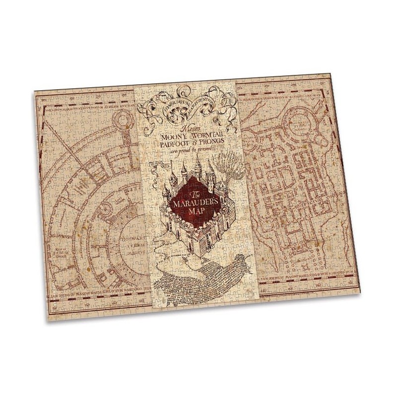 Puzzle 1000 pièces - Harry Potter - Carte du Maraudeur