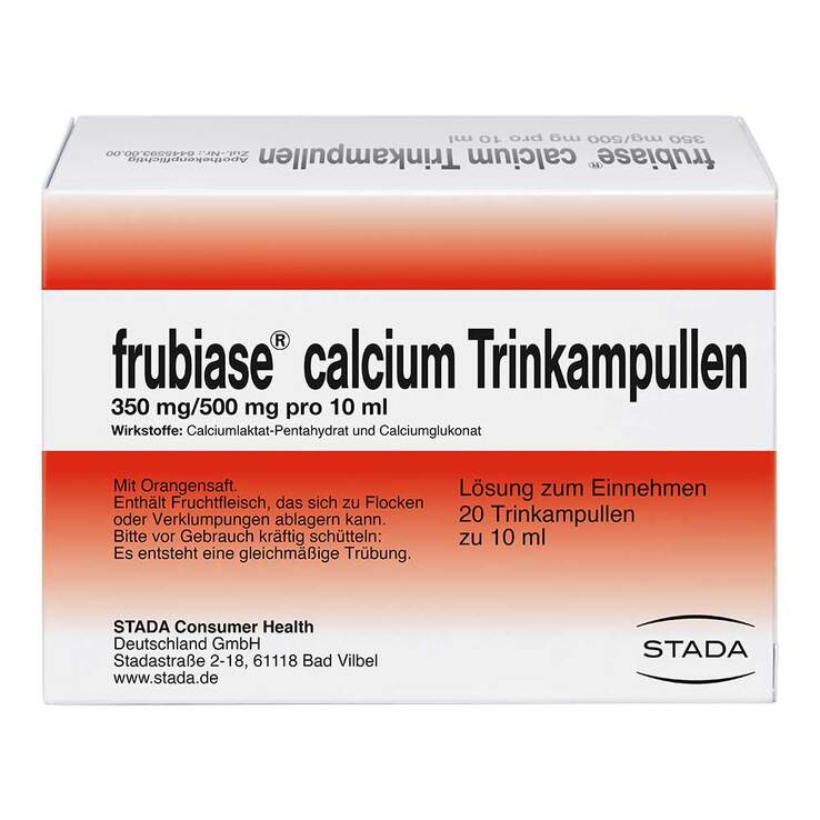 frubiase calcium Trinkampullen, 20 St