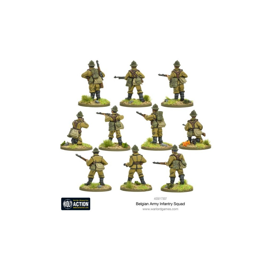 Bolt Action - Belgian - Infantry Squad