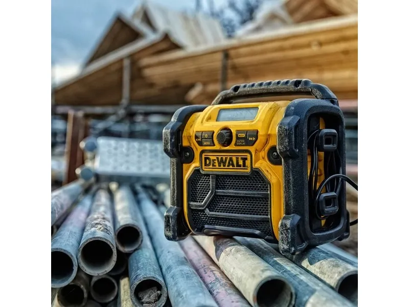 DeWALT DCR020-QW, Bærbar, Digital, DAB, FM, LED, Grøn, Sort, Gul