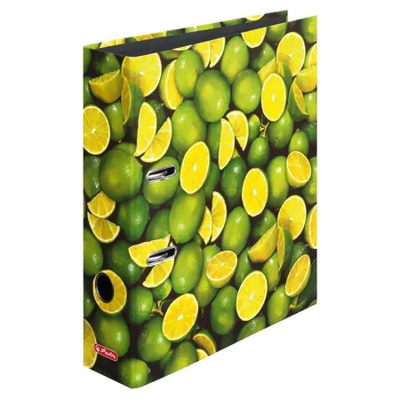 Herlitz Ordner A4 8cm FSC-Mix Limone