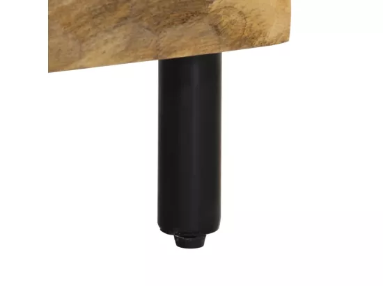 Prolenta Premium - Tables de chevet 2 pcs 40x33x46 cm Bois de manguier solide