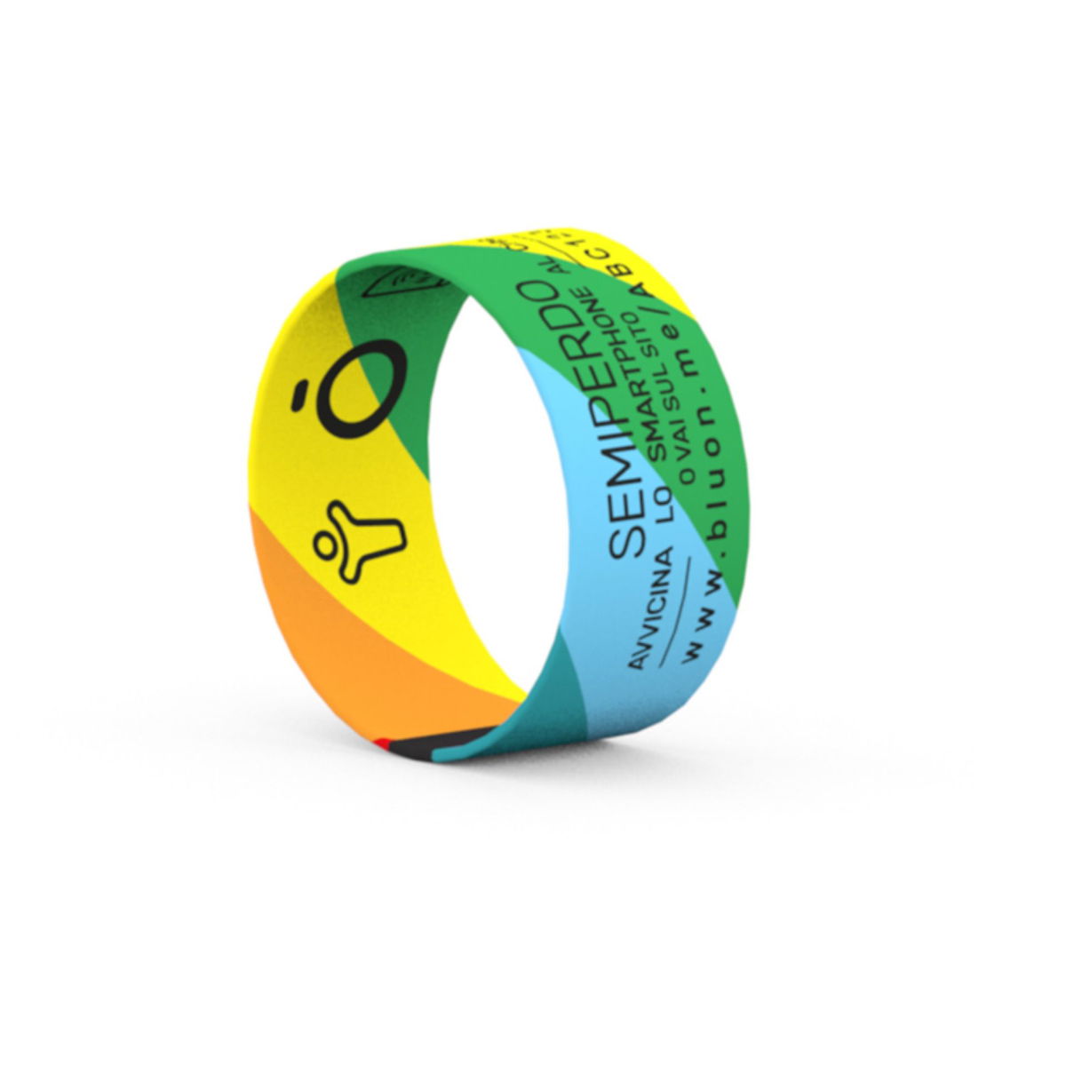 bluonbluon   me Armband bunt Italienisch/Englisch