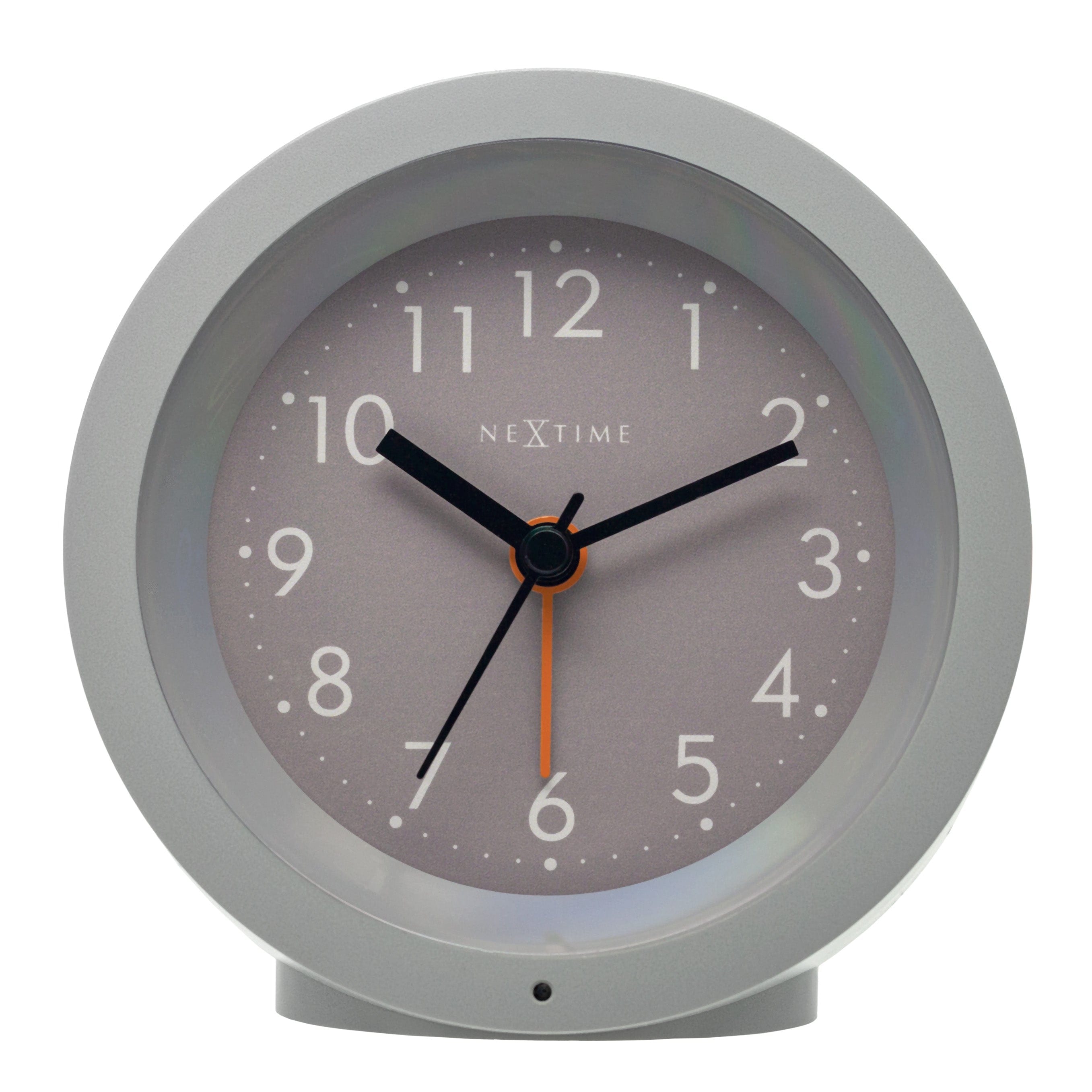 NeXtime - Tafelwekker Ã10,5 cm x 3,6 cm - Stil - Verlicht Wijzerplaat