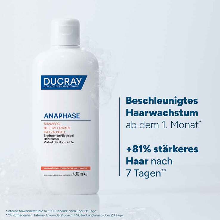 Ducray Anaphase Shampoo bei temporärem Haarausfall, 400 ml