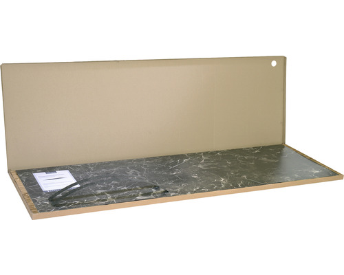 PICCANTE keukenwerkblad K370 Noir Deluxe, 3-zijdige randafwerking, incl. 2 extra decoratieve randen, doos 2460x635x30 mm