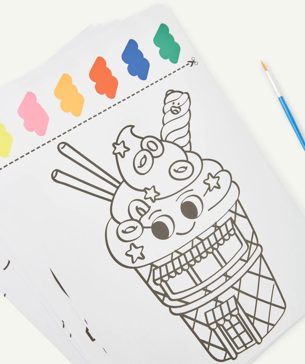 OMYKIT DE PEINTURE KAWAI AVEC PINCEAU