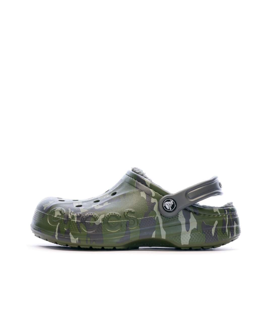 Sandales Crocs Kaki Homme Baya Lined Printed Clog