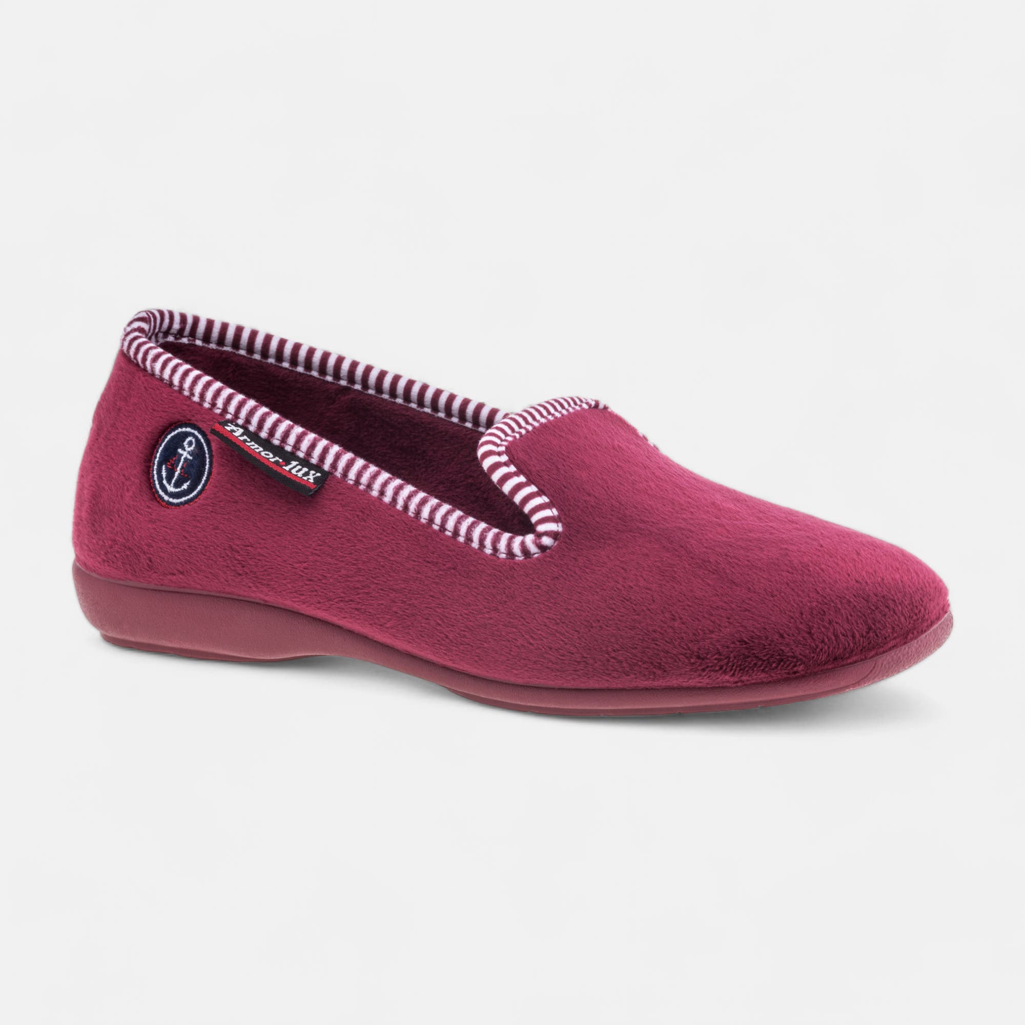 Chaussons ballerines Femme bordeaux