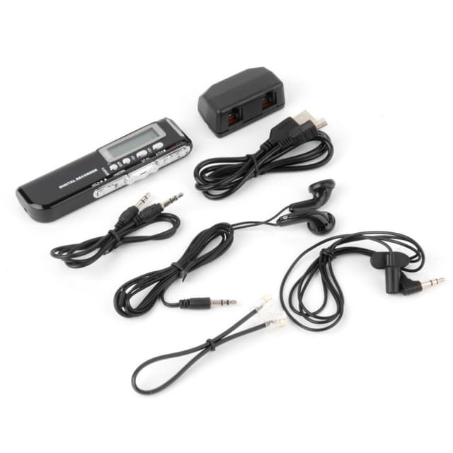 R10 8GB USB LCD-skærm Digital lyd Stemmeoptager Diktafon