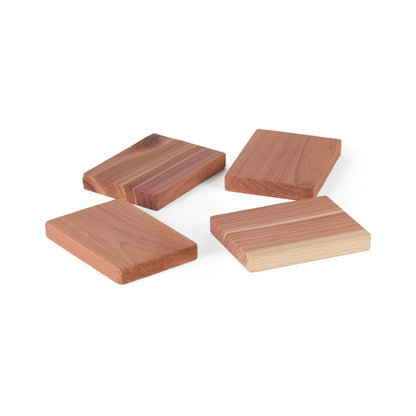 Lot de 4 plaques antimites en cèdre naturel Oregon