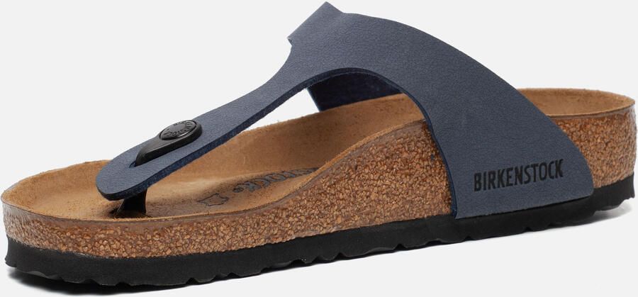 Birkenstock Gizeh Navy regular Birko-Flor Nubuck