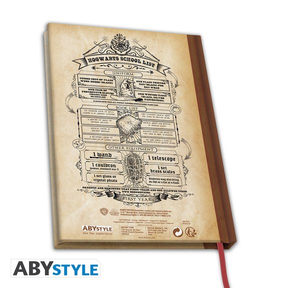 Harry Potter - Cahier A5 Hogwarts School