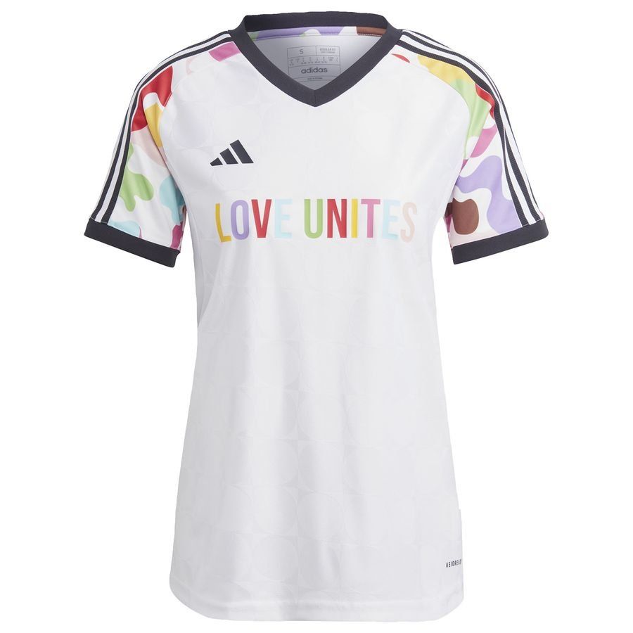 adidas T-shirt d'Entraînement Tiro Pride - Blanc/Multicolor Femme