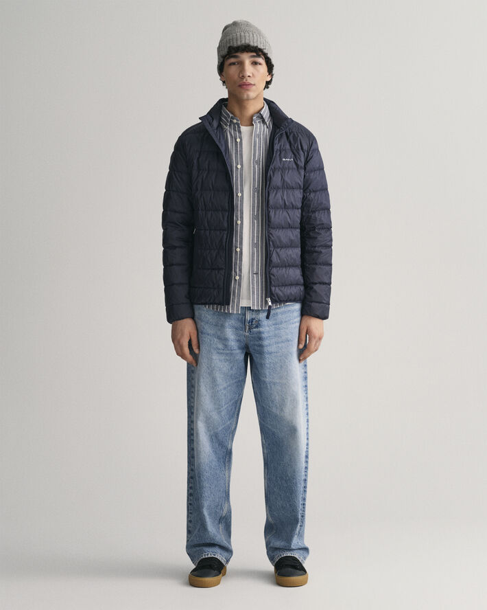 Gant LIGHT DOWN JACKET Evening blue