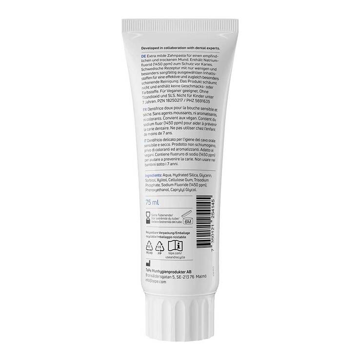 Tepe Pure Toothpaste unflavoured, 75 ml