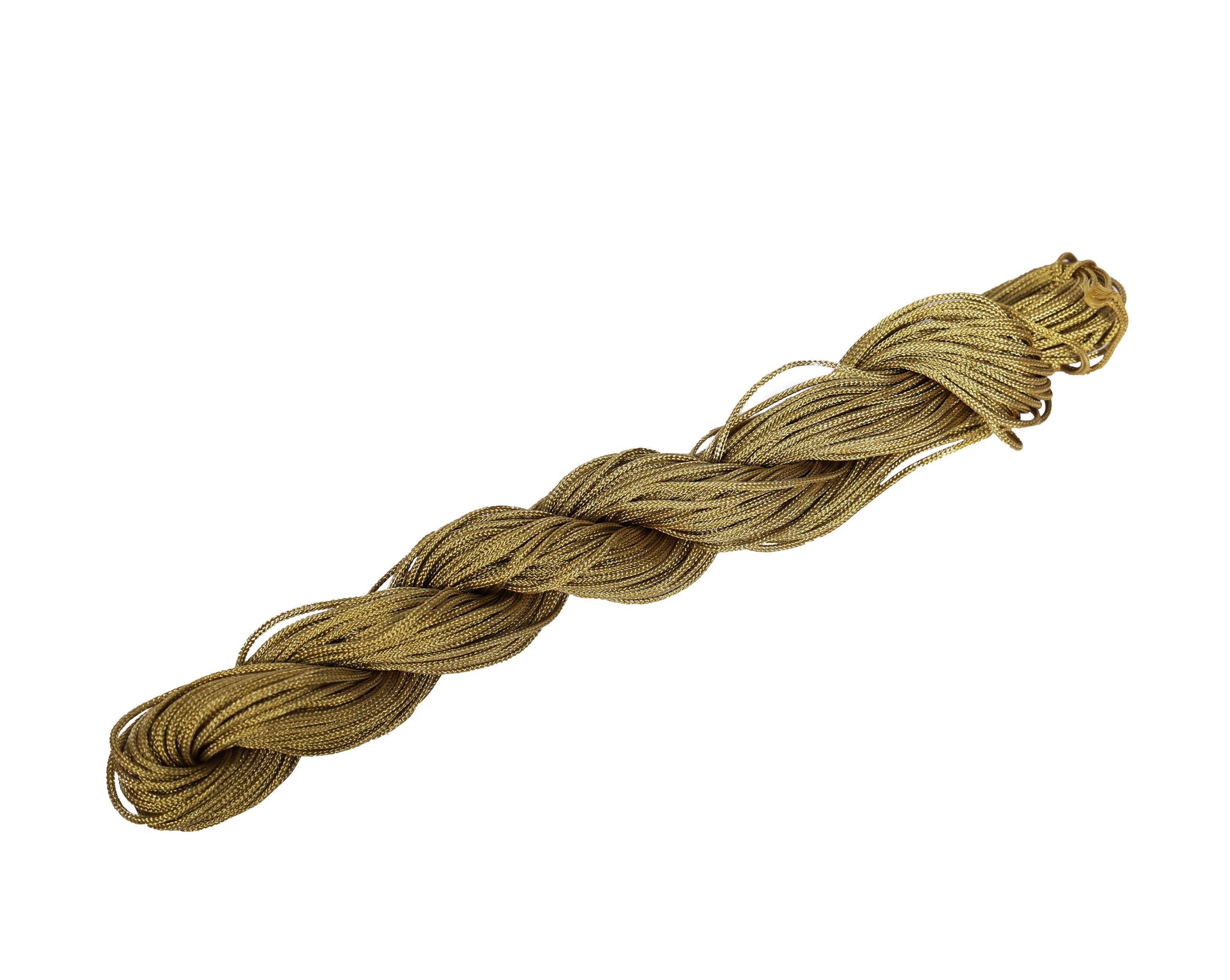 Nylonschnur 25 m gold