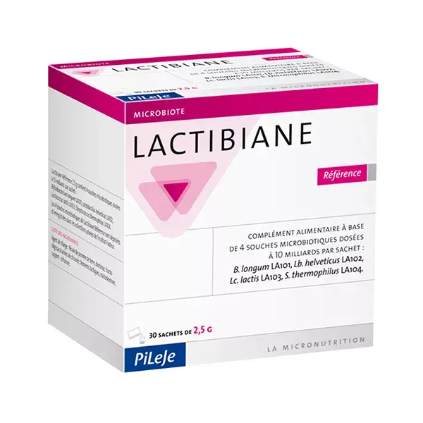 Pileje Lactibiane Reference 30 sachês de 2,5g