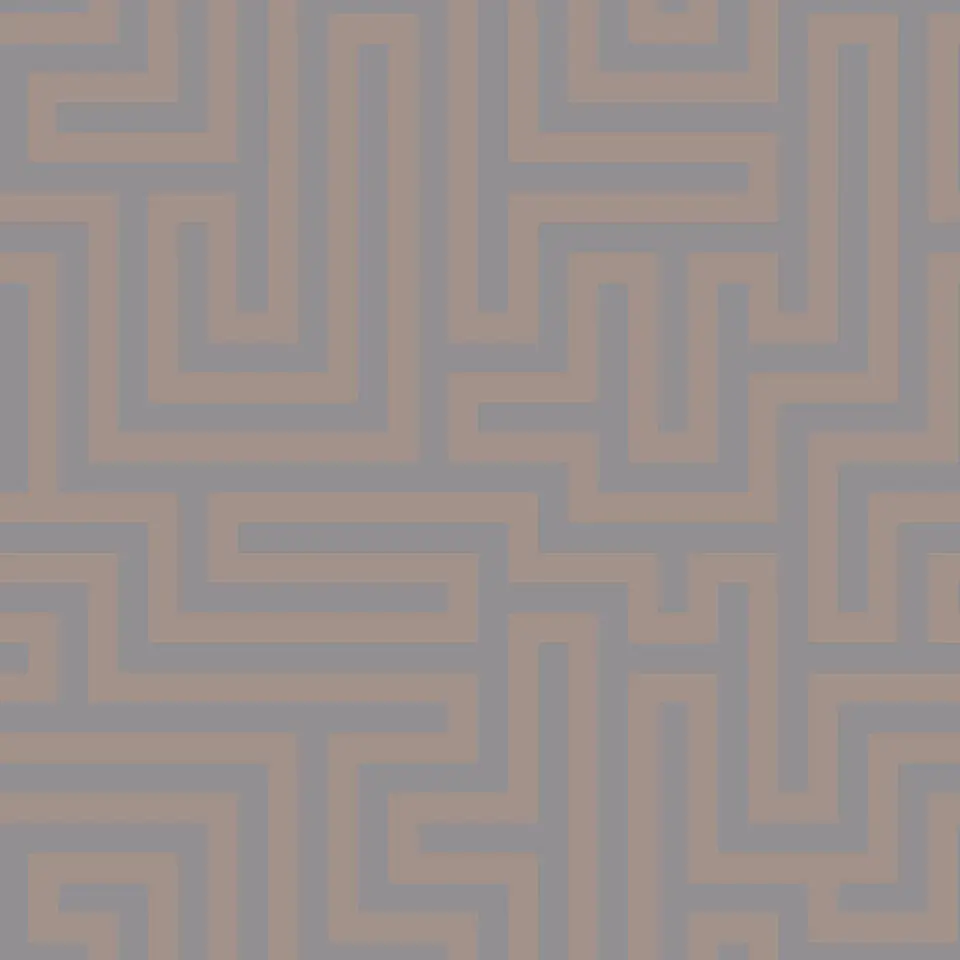 Dutch Wallcoverings - Indulgence Maze grey/rose/gold - 0,53x10,05m