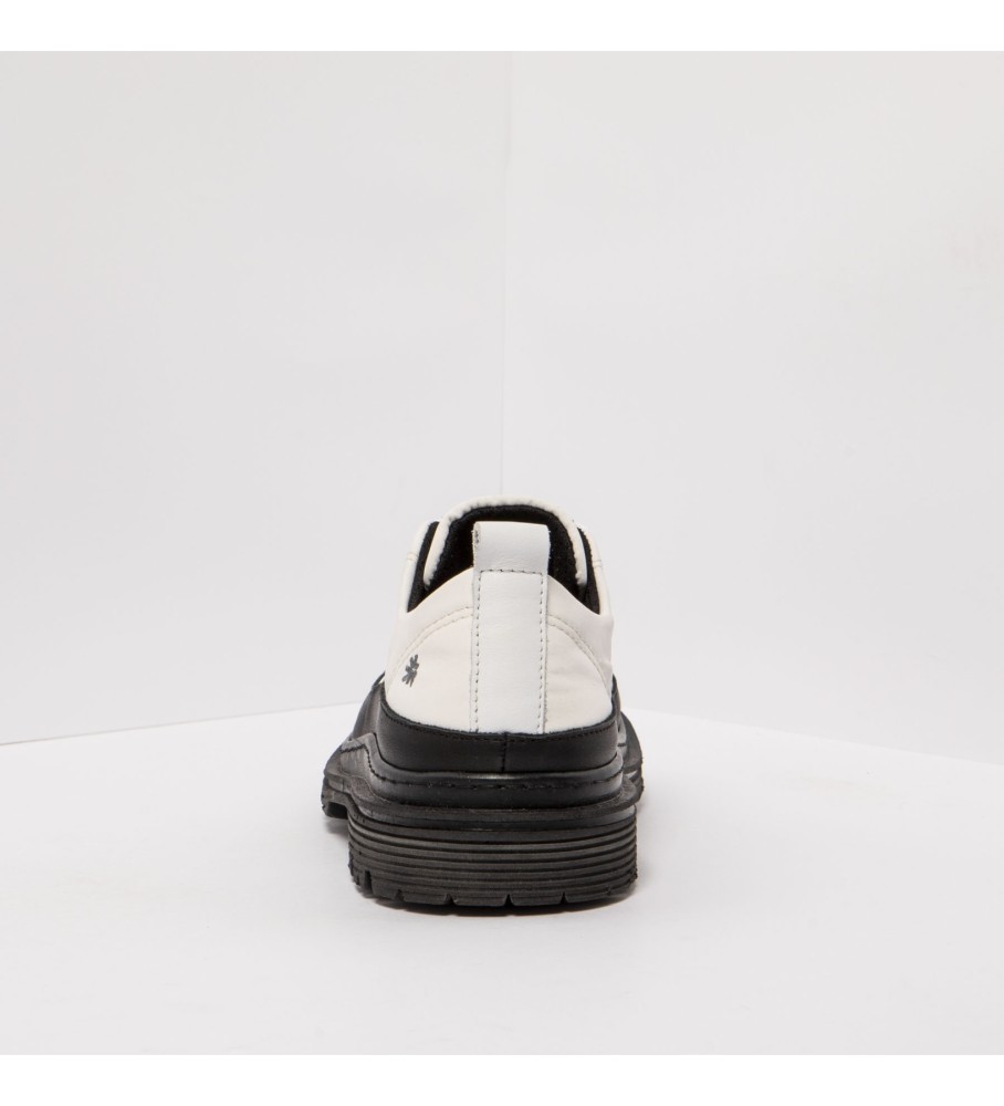 Sapatos de couro artístico 1894 Nylon branco