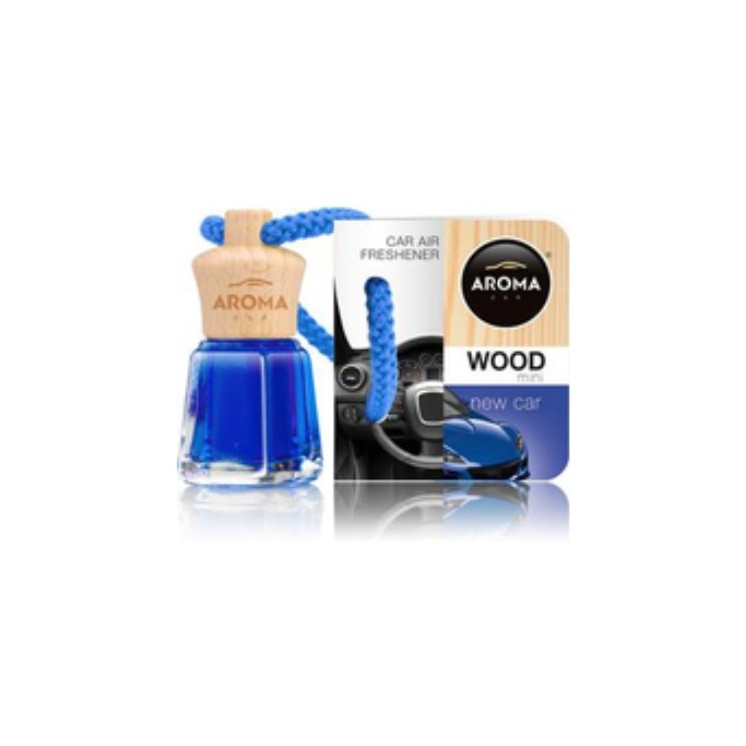 Aroma Car Wood Mini Auto luchtverfrisser New Car 4 ml