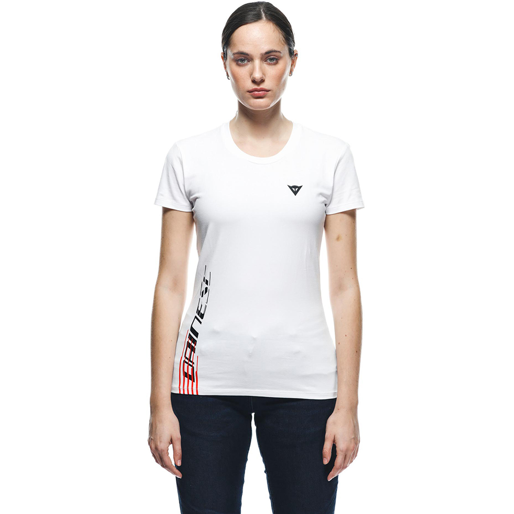 Dainese - T-shirt femme Logo Lady Blanc