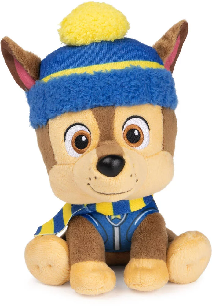 PAT'PATROUILLE - PELUCHE 15 CM CHASE WINTER HOLIDAY