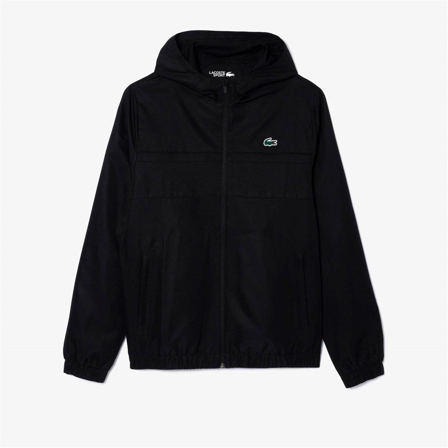 Lacoste Zipped Hooded Taffeta Sport Jacket