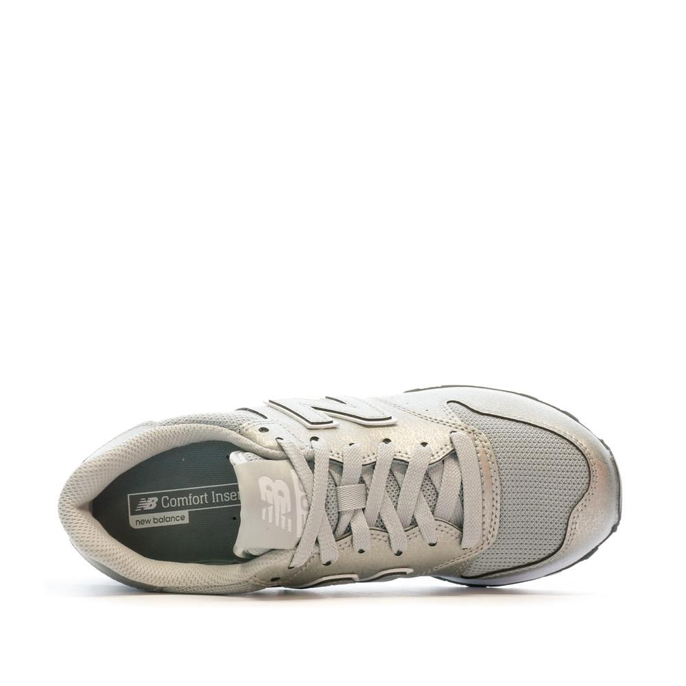 New Balance Basket Argenté Femme New Balance 500