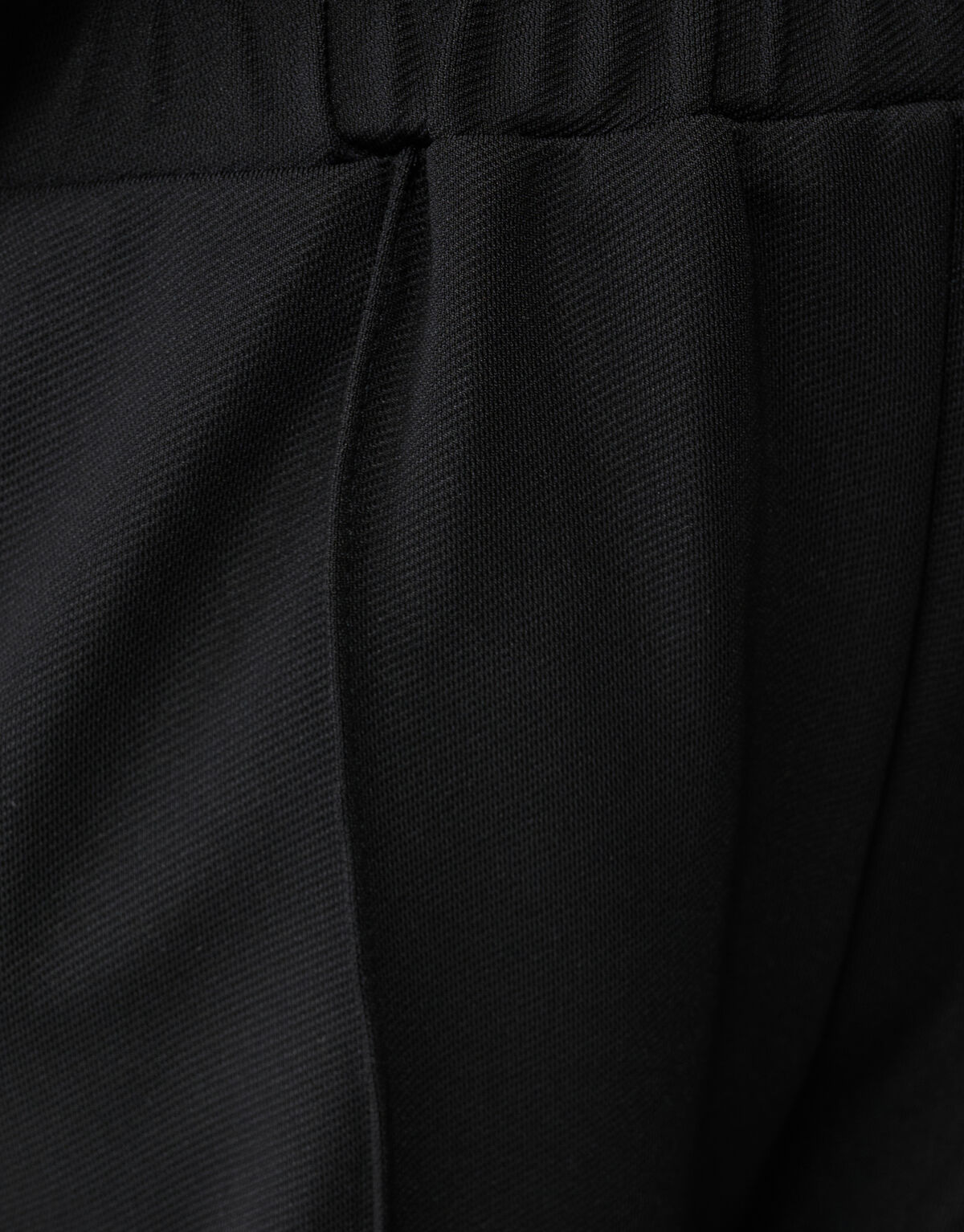 Basis Wide Leg Broek Zwart