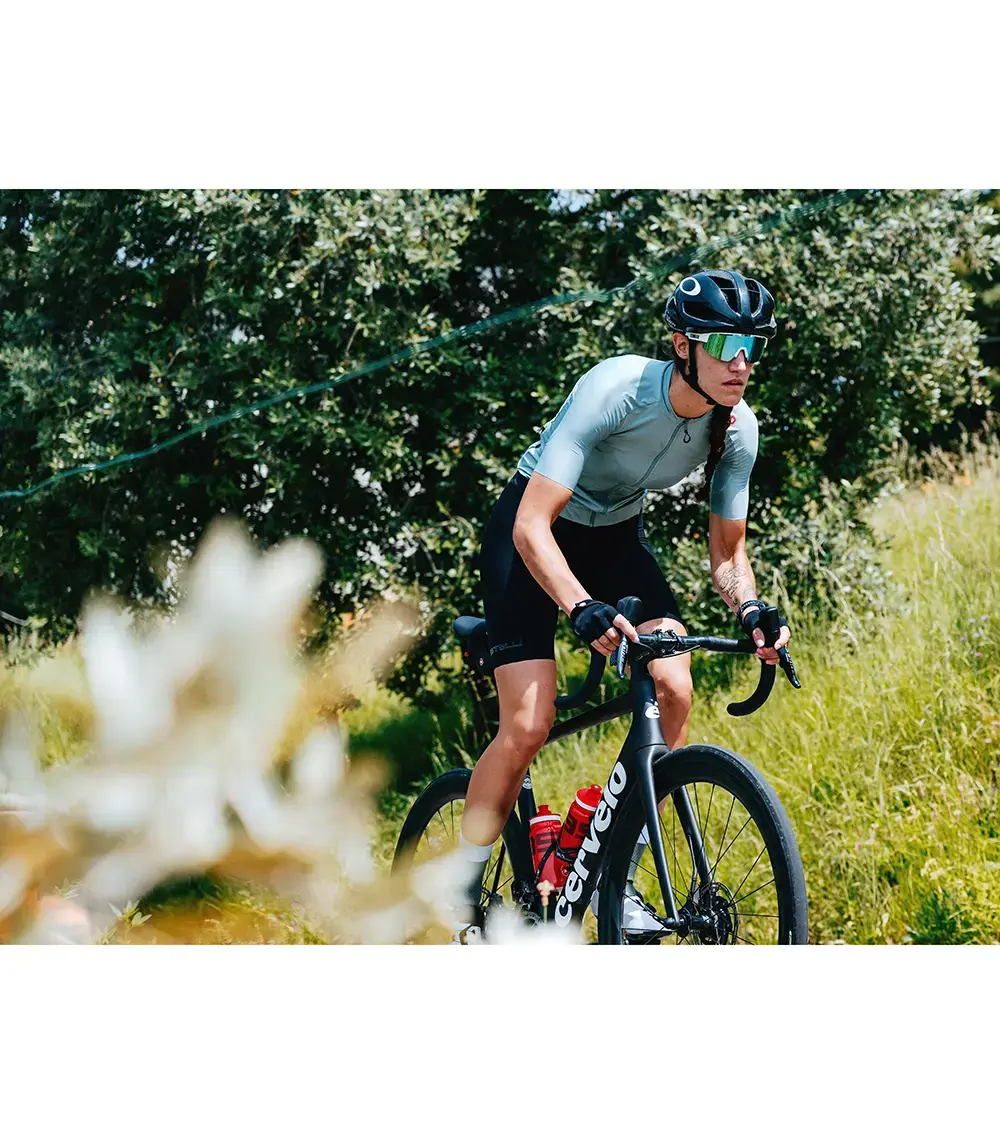 Castelli Espresso Fietsshirt Korte Mouwen Groen Dames