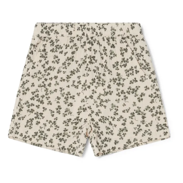garbo&friends Short Trèfles Mousseline de Coton | Ecru