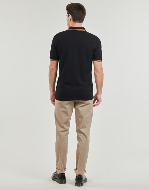 Fred Perry - TWIN TIPPED FRED PERRY SHIRT - Noir / Marron