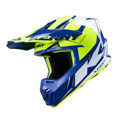 Casque cross Kenny TRACK - GRAPHIC 2024 - Bleu / Blanc