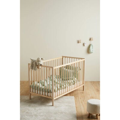 JLY SIGNE Dream Sprinkelseng med BabyMatex Carpathia Madrass 60x120, Wood
