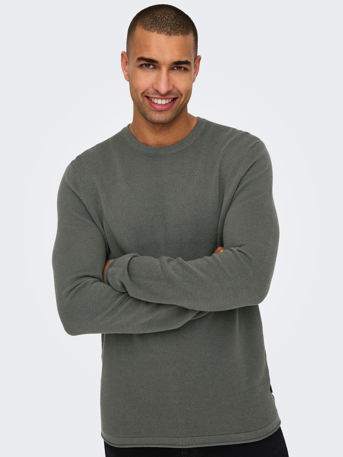 ONSFELIX Pullover Castor Gray