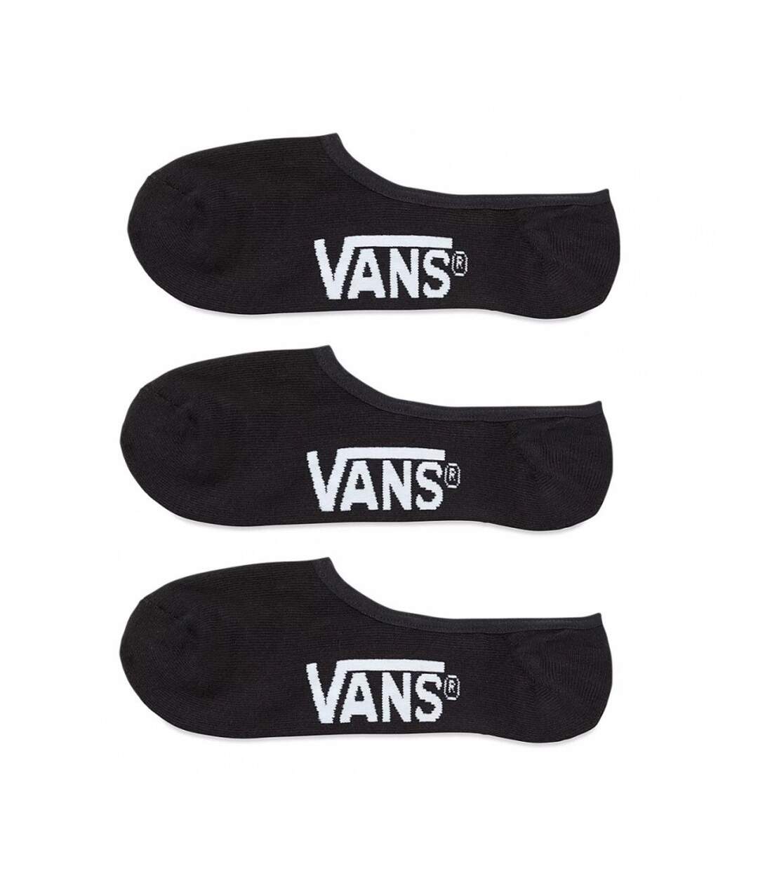 X3 Paires de Chaussettes Noir Homme Vans Classic Super
