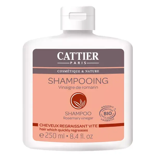 Shampoo de Vinagre de Alecrim Orgânico Cattier 250ml
