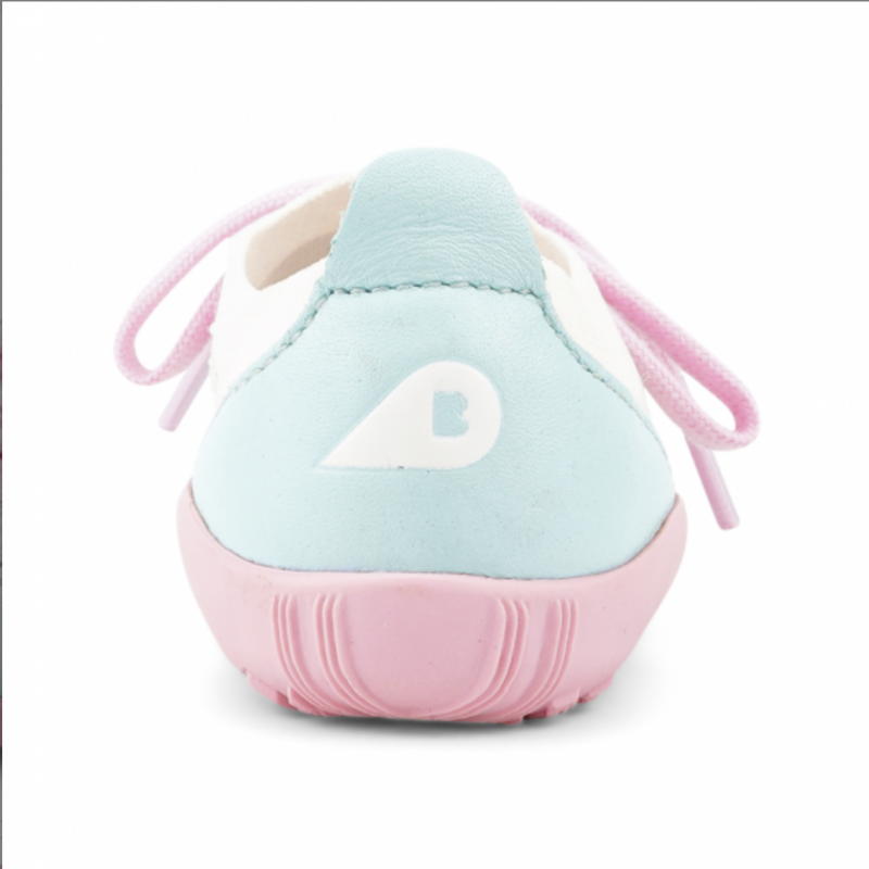 Bobux Bobux Step-up Play Knit blanc et bleu ciel
