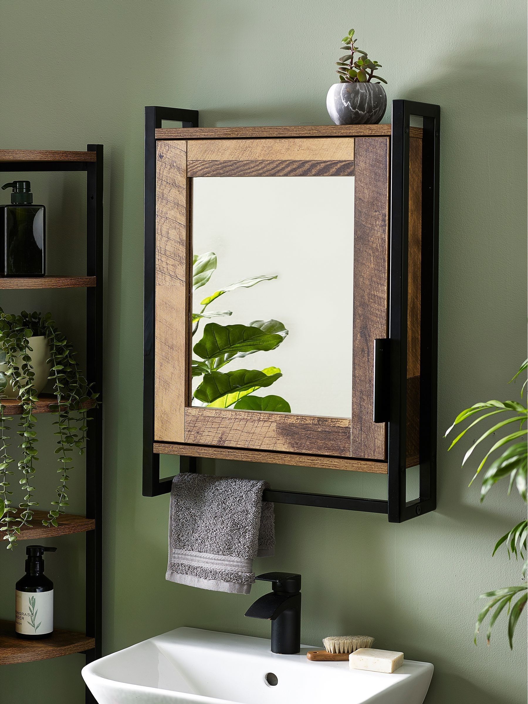 Bronx hinged door Mirror Cabinet