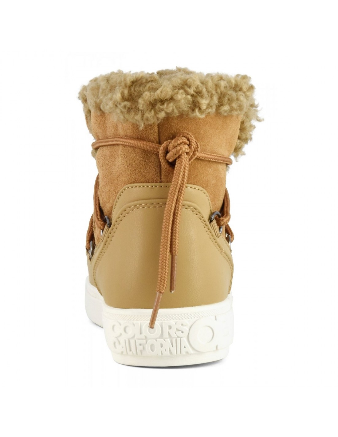 colors of california Boots Femme low furry snowboot
