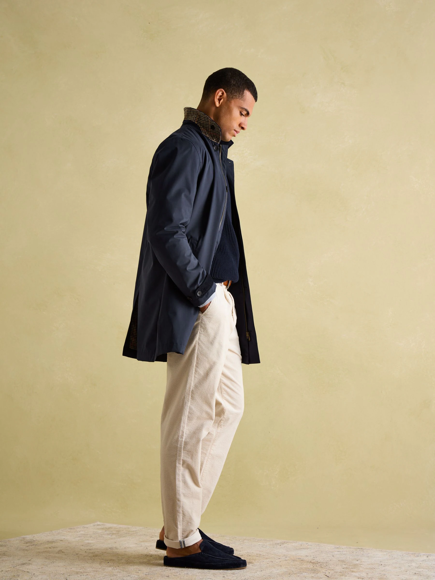 Donkerblauw - Joules Sandford waterdichte regenjas