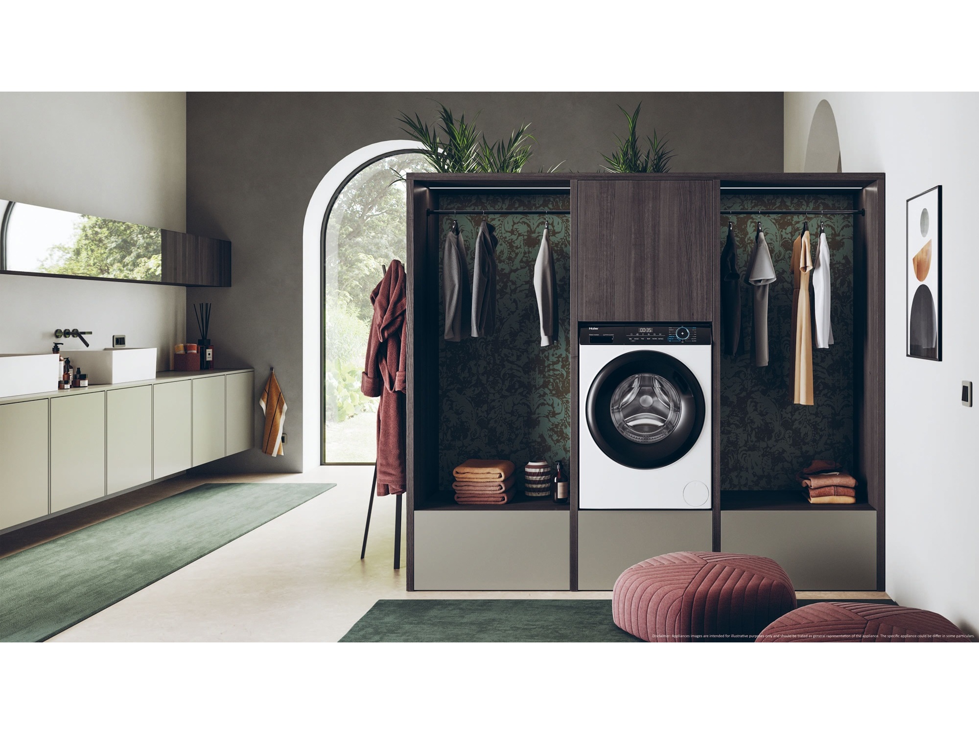 MÁQUINA DE LAVAR ROUPA HAIER HW80-BP14939-IB - BRANCO A 8KG