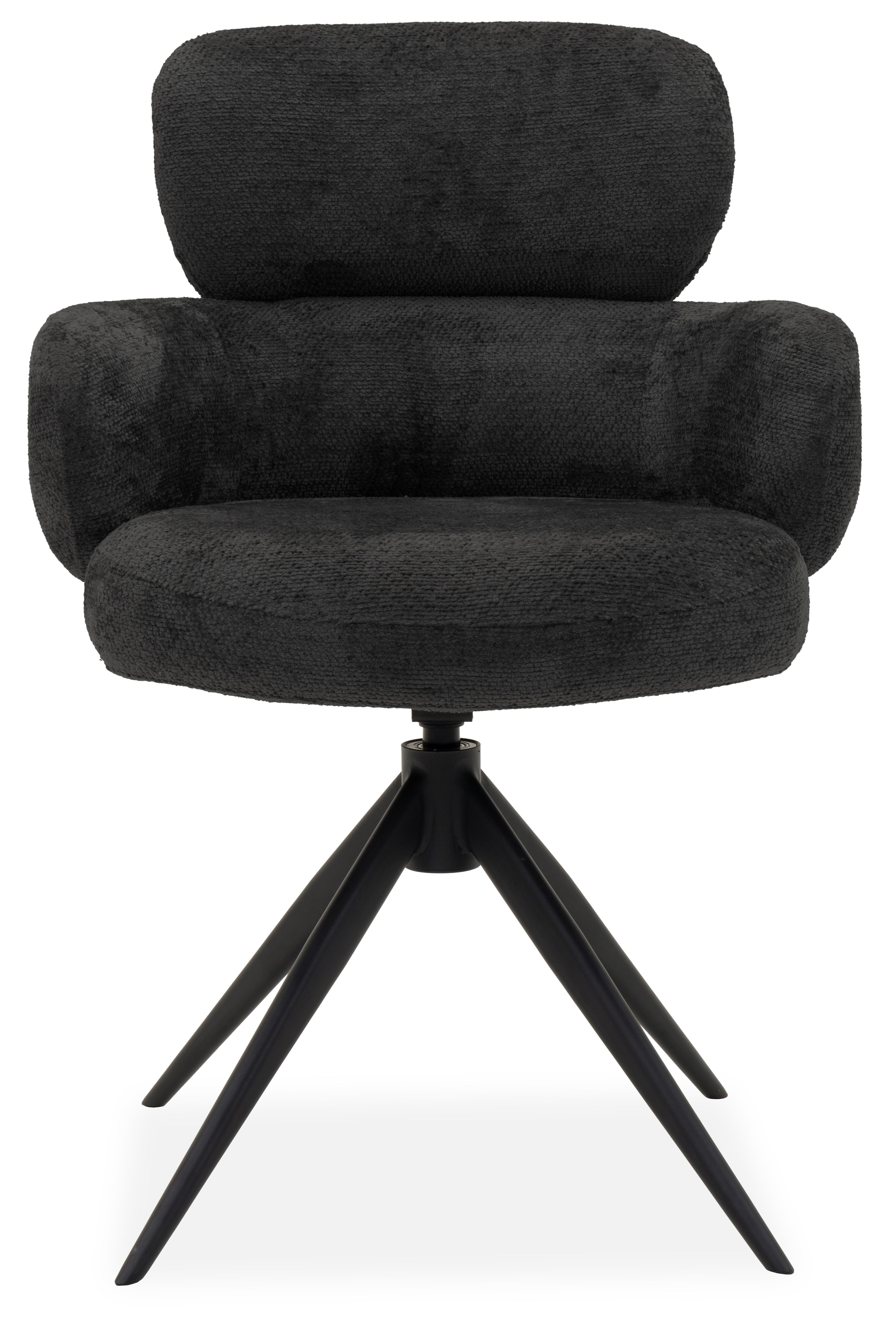 Eetkamerstoel Anthracite Byzant B61.5 x D64.5 x H88 cm