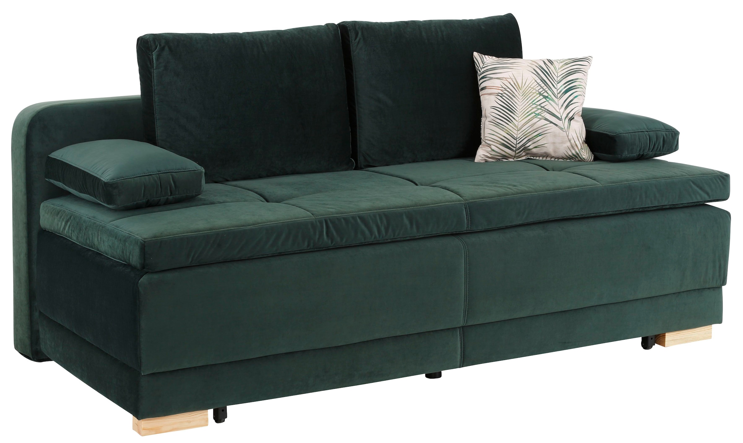 INOSIGN Schlafsofa »Berlin« Dauerschläfer mit Boxspringfederung, Bettfunktion und Bettkasten