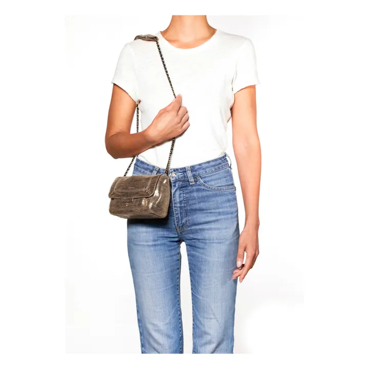 Jérôme Dreyfuss Sac Lulu S Lamé | Champagne
